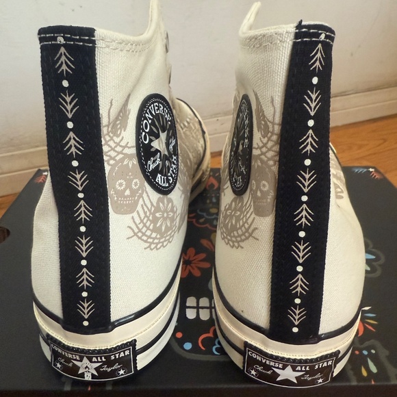 Converse Chuck 70 High Mi Gente Dia De Muertos Shoes Size Mens 9 or Womens 11 - Picture 5 of 12